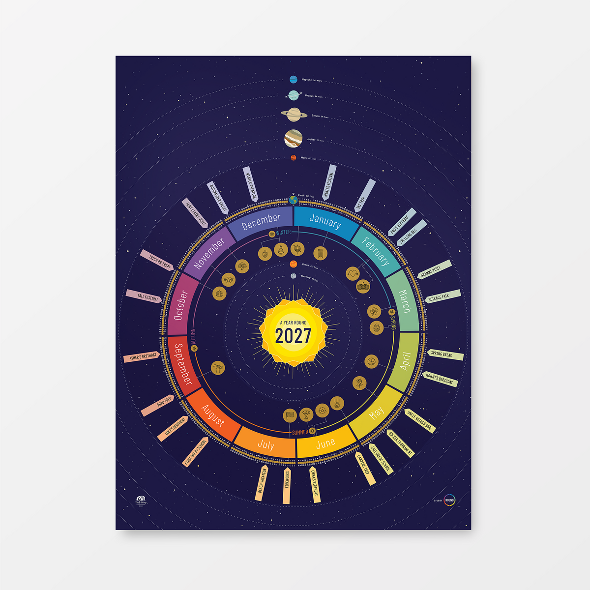 A Year Round Scratch-Off Calendar