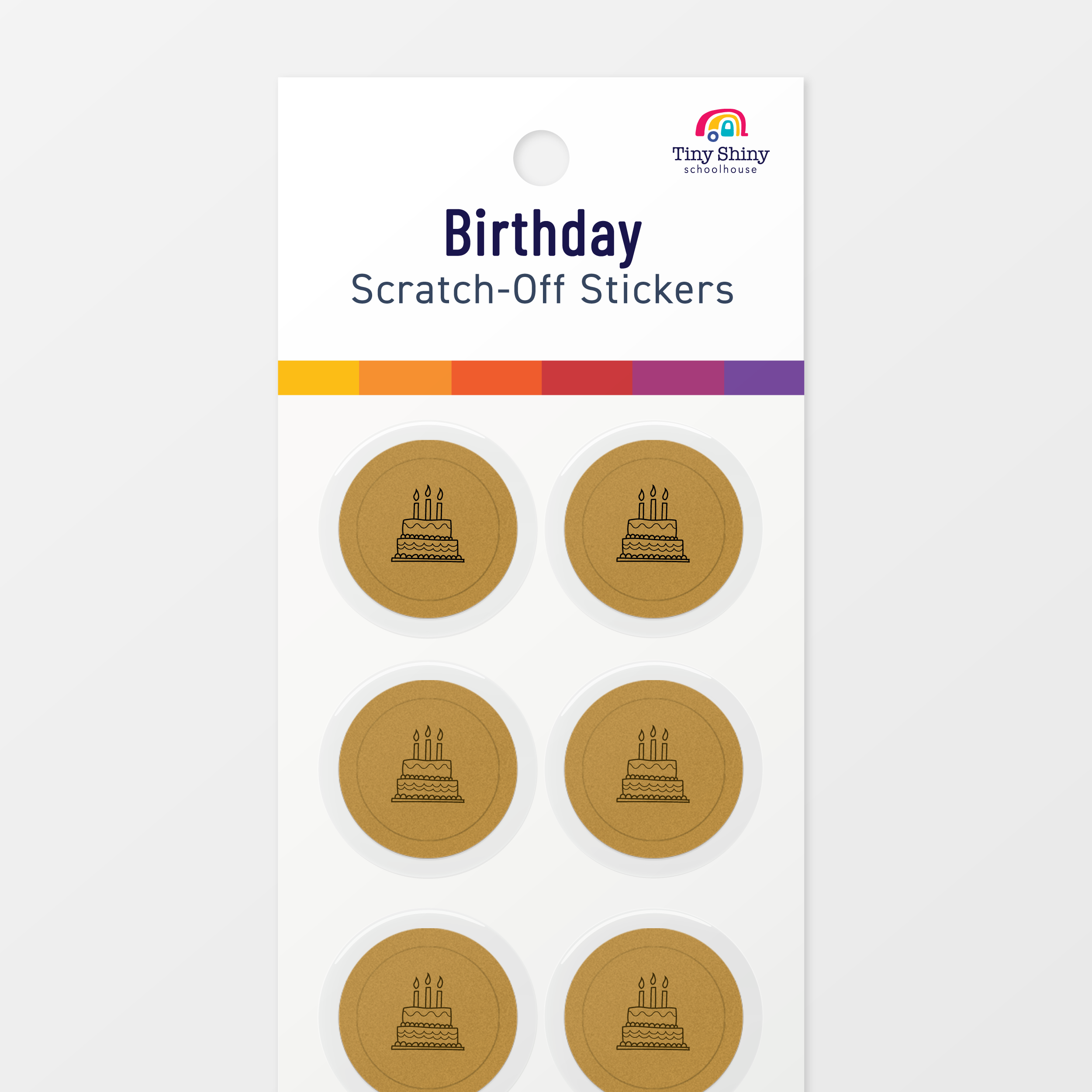 Birthday Scratch-Off Stickers